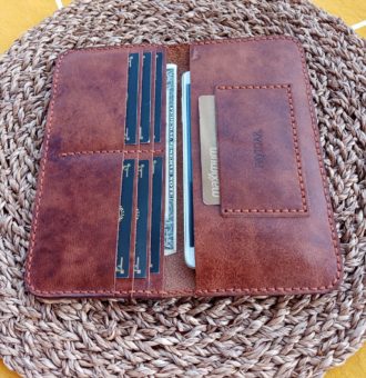 Colorado Kahverengi Telefon Bölmeli Cüzdan