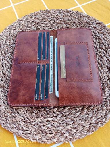 Colorado Kahverengi Telefon Bölmeli Cüzdan