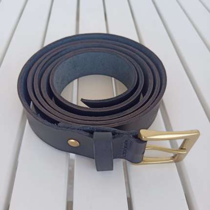 Payidar Pirinç Tokalı Siyah Erkek Kemeri