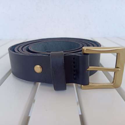 Payidar Pirinç Tokalı Siyah Erkek Kemeri