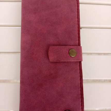 Tiena Bordo Çıtçıtlı Telefon Bölmeli Cüzdan