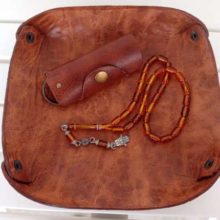 Colorado Açık Kahverengi Çift Kat Masa Üstü Organizer