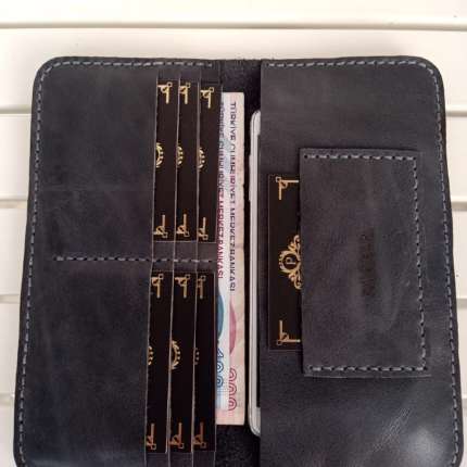 Frisko Lacivert Telefon Bölmeli Cüzdan