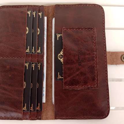 Frisko Acı Kahve Çıtçıtlı Telefon Bölmeli Cüzdan