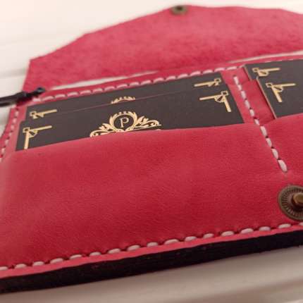 Frisko Pembe Fermuarlı Cüzdan