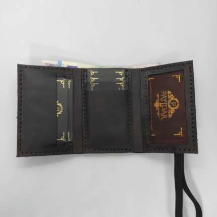 Kahverengi 3'e Katlamalı Payidar Cüzdan