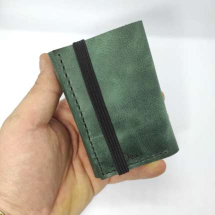 Zümrüt Yeşili 3'e Katlamalı Payidar Cüzdan
