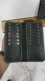 Zümrüt Yeşili Payidar İç Astarlı Cüzdan