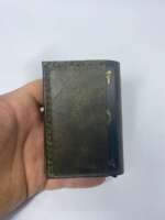 Haki Yeşili Mekanizmalı Cüzdan - Görsel 3