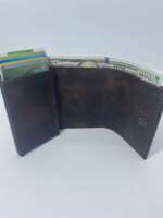 Kahverengi Mekanizmalı Cüzdan