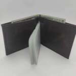 Kahverengi Payidar Şeffaf Bölmeli Cüzdan