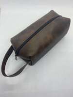 Kahverengi Payidar Dopp Kit Çanta - Görsel 3